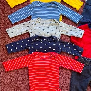 35 piece baby boy 0/3 month lot